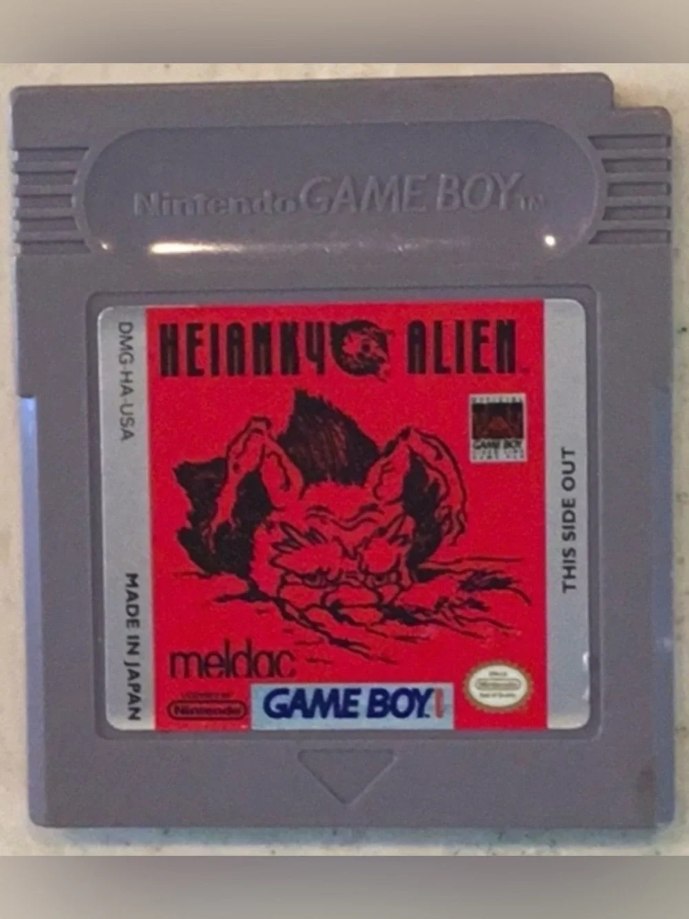 Heiankyo Alien Nintendo Game Boy Game Authentic Gameboy Tested